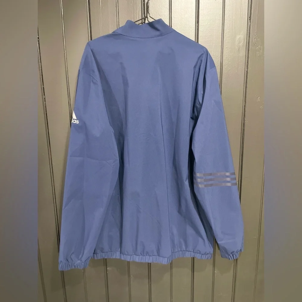 Adidas Men's Navy Windbreaker Jacket